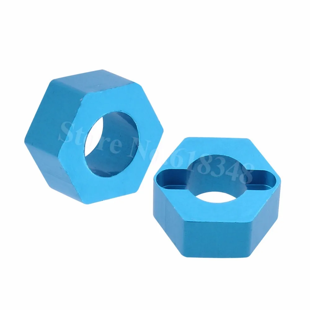 4 шт./лот ступицы для WLtoys 1/18 7 мм алюминиевые колеса с шестигранным креплением