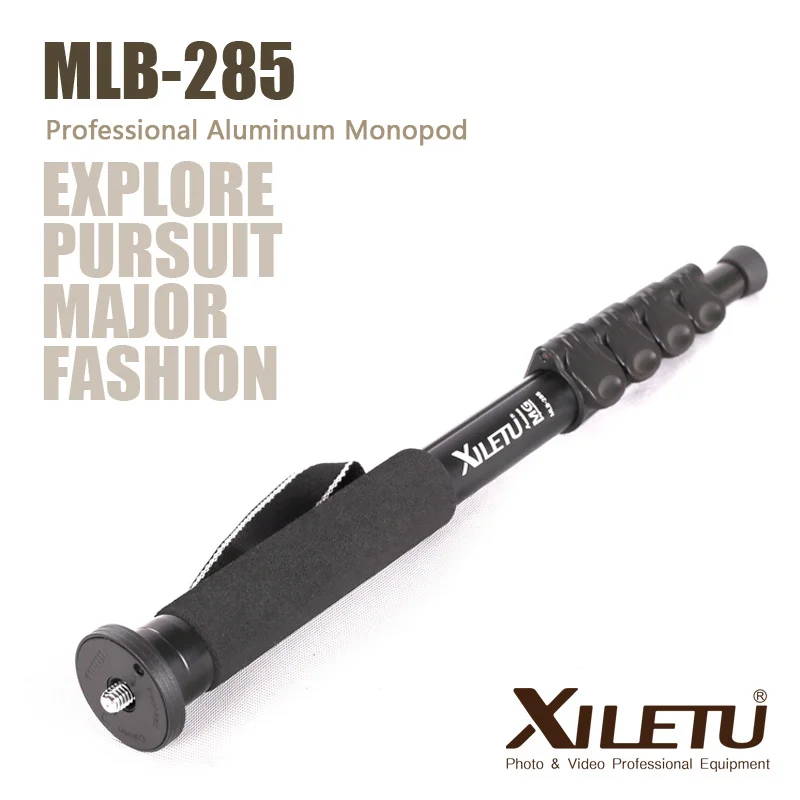 

XILETU MLB-285 Professional Monopod Tripod interface 1/4''-3/8 inch Leg With 3/8'' Metal Nail ForDigital camera Mirrorless camer