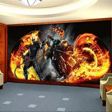Beibehang пользовательские обои росписи пламя Мотоцикл фон обои Гостиная Спальня интернет кафе настенная 3d обои