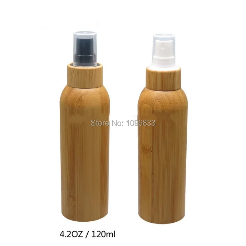 Bamboo Cosmetic Toner Lotion Bottle Handmade Bamboo Spray Atomizer Refillable Packaging Container  (1)