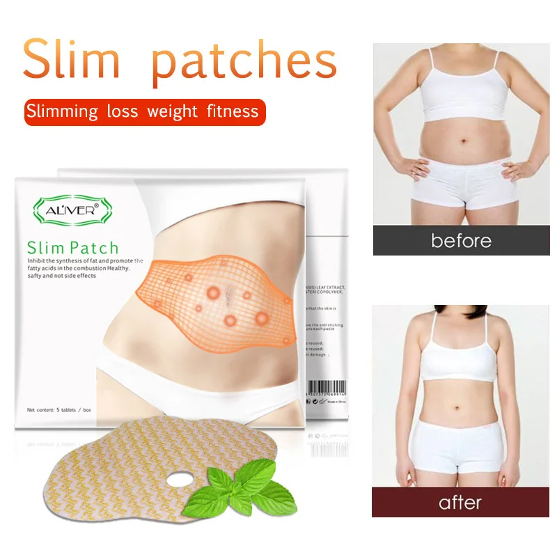 

Newly 5pcs Belly Slimming Patch Contouring Slimming Body Beauty Weight Loss Patch Fat Burning