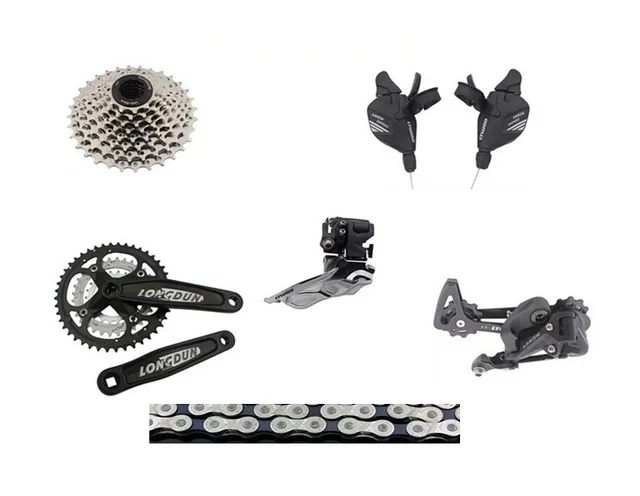 Cheap Entry level bicycle Groupset Drivetrain3X8 speed 24speed group set Mountain bike Groupset Group Set bike bicycle parts