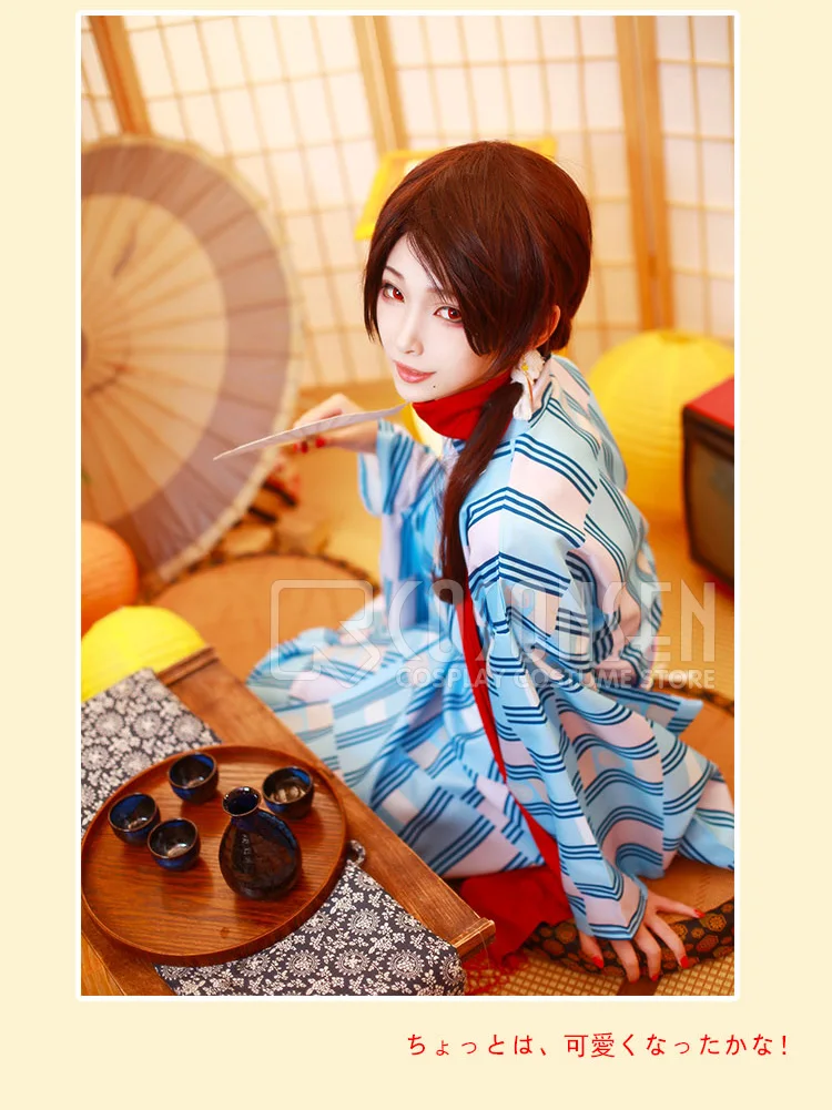 Touken Ranbu x Oedo Onsen kasuu Kiyomitsu Yukata костюм для косплея ONSEN все размеры сделаны