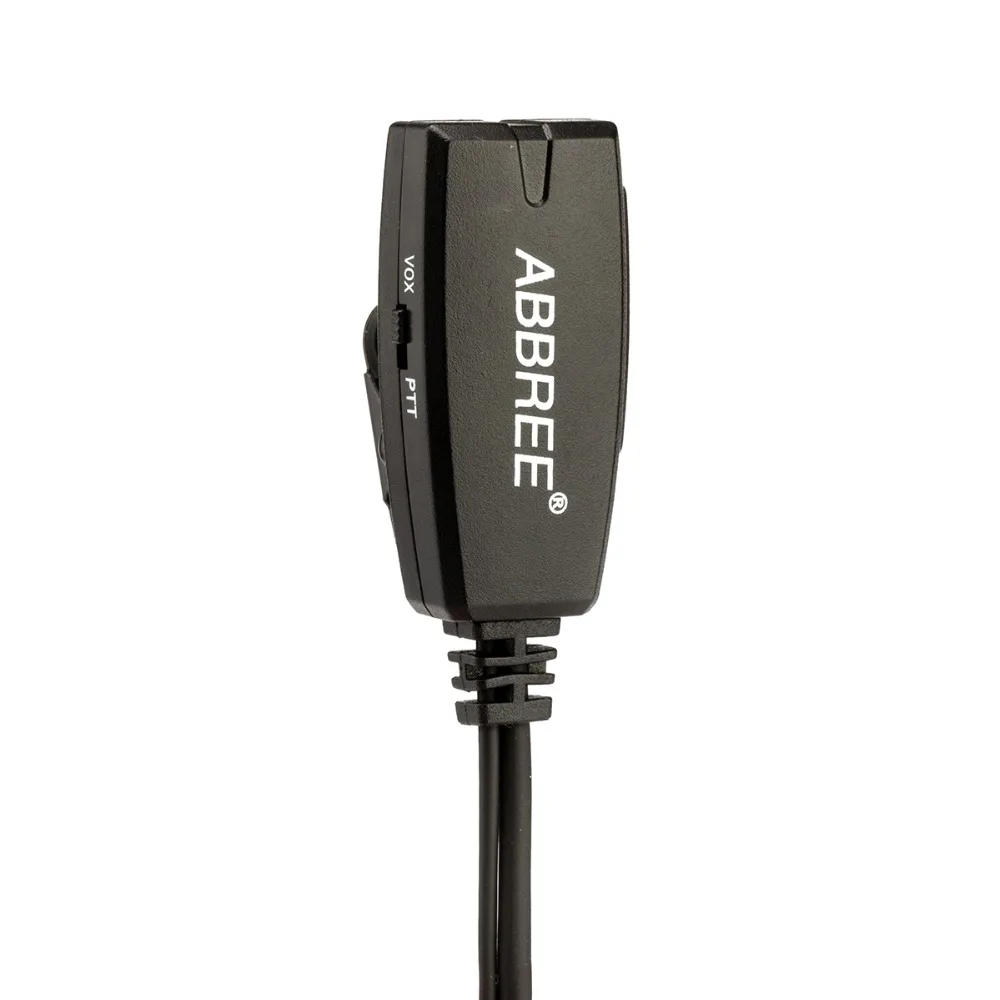 Abbree VOX 2 Pin Air Acoustic Tube наушник гарнитура для Kenwood Baofeng UV 5R 82 TYT Wouxun Walkie Talkie|Запчасти и