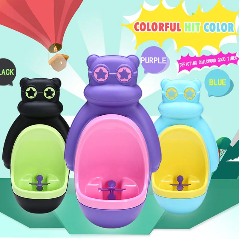 Professional gift movable plastic baby boy urinal toilet training stand