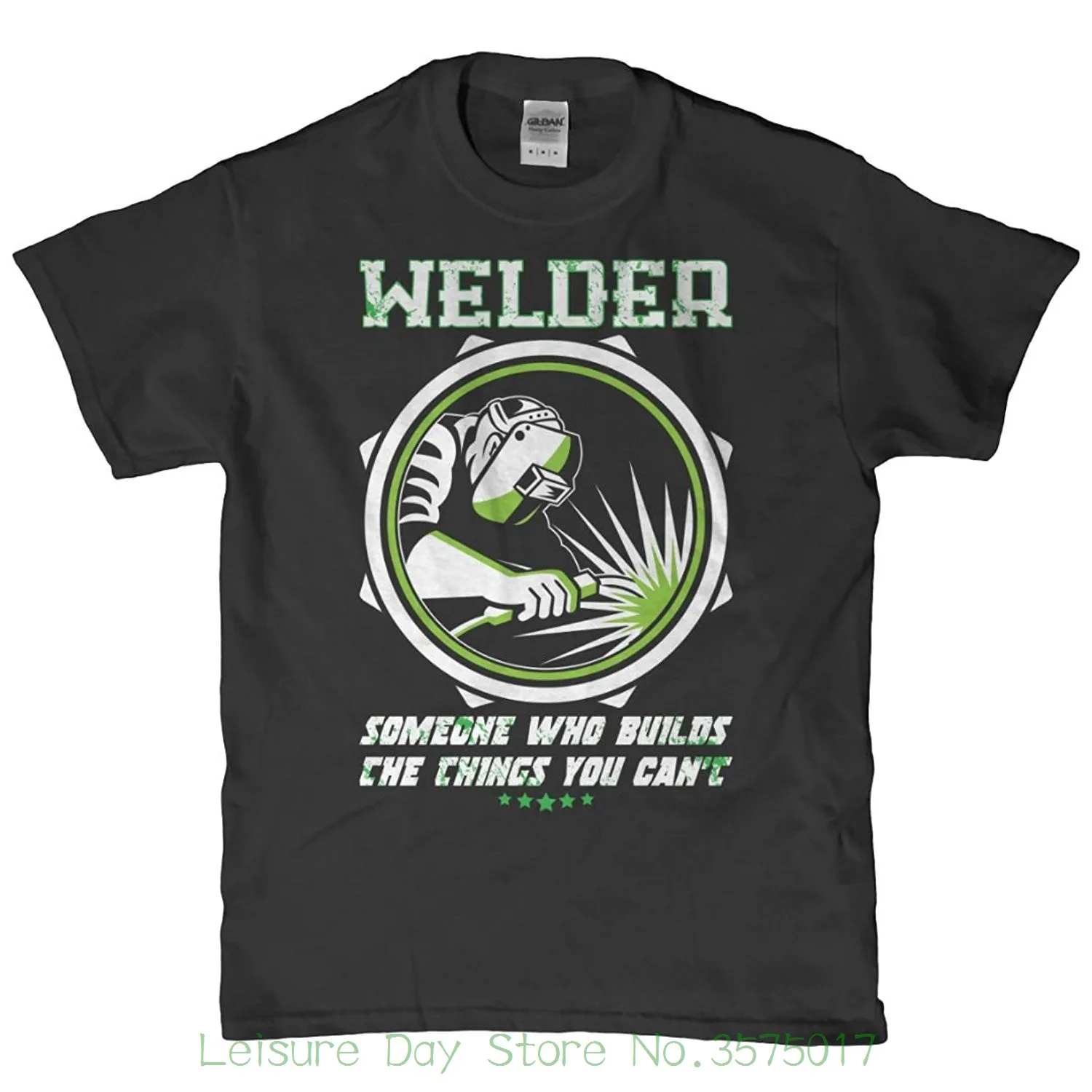 

New Short Sleeve Round Collar Mens T Shirts Fashion 2018 - Funny Welding Shirt