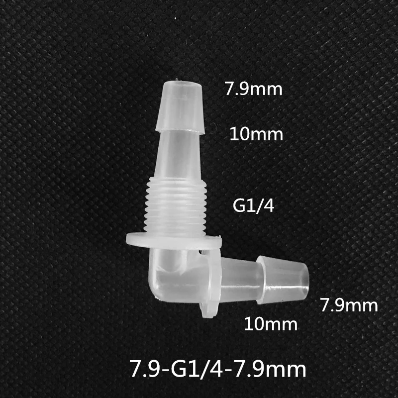 7.9 G1/4 7.9 Plastic Reducer Connector Joiner Slang Buis Reducer