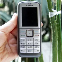 Мобильный телефон Восстановленный Nokia 6070 разблокирован 2G GSM мобильный телефон и русский язык