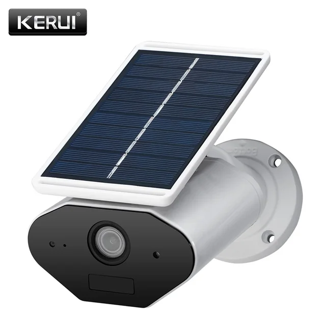 Us 79 99 20 Off Kerui L4 Outdoor Solar Powered Wireless Ip Camera Waterproof Security 1 3mp Hd Ir Night Vision Solar Battery Power Solar Light In