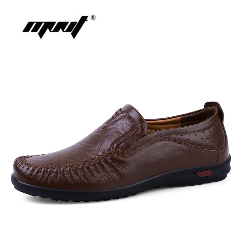 Full grain leather men shoes comfortable fashion men casual shoes ...