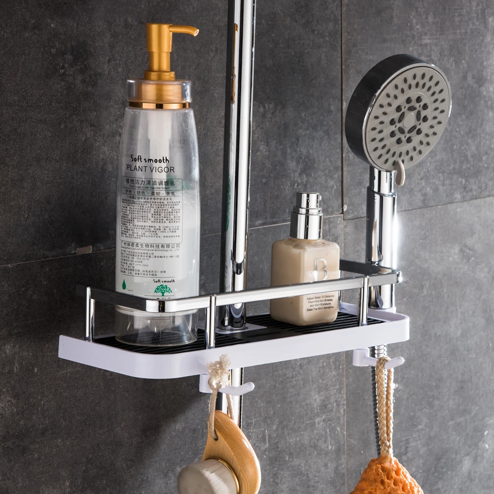 Luxus Kosmetische Aufbewahrungsbox Bad Regal Halter Bad-accessoires Badezimmer Regal Dusche Shampoo MCI4