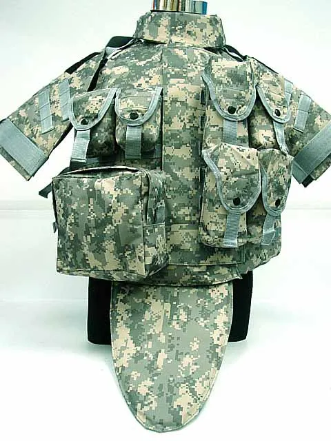  OTV Tactical Vest Camouflage combat Body Armor With Pouch/Pad ACU USMC Airsoft Military Molle Assau