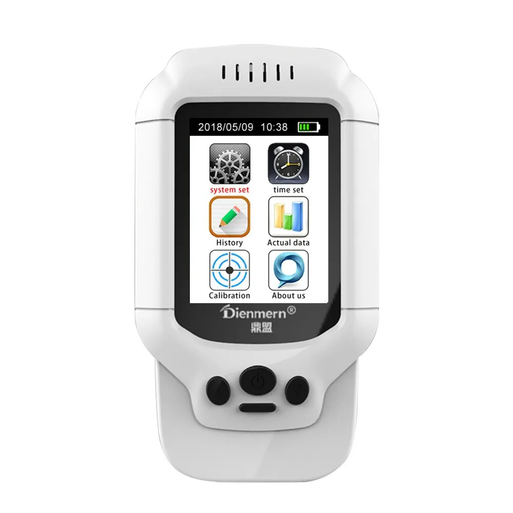 

Multifunctional Air Quality Monitor PM2.5 Detector HCHO TVOC PM2.5 PM1.0 PM10 tester Thermometer Hygrometer Air Quality Analyzer