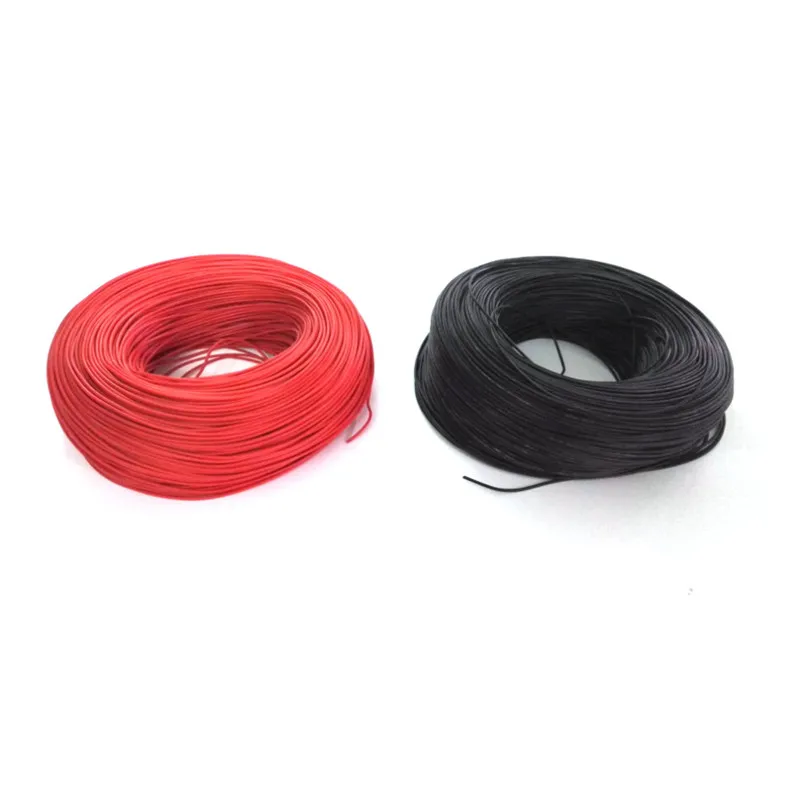 

20m/lot 10 METER Red+ 10 METER Black 12AWG 14AWG 16AWG 22AWG 24AWG Heatproof Soft Silicone Wire Cable For RC Model Battery Part