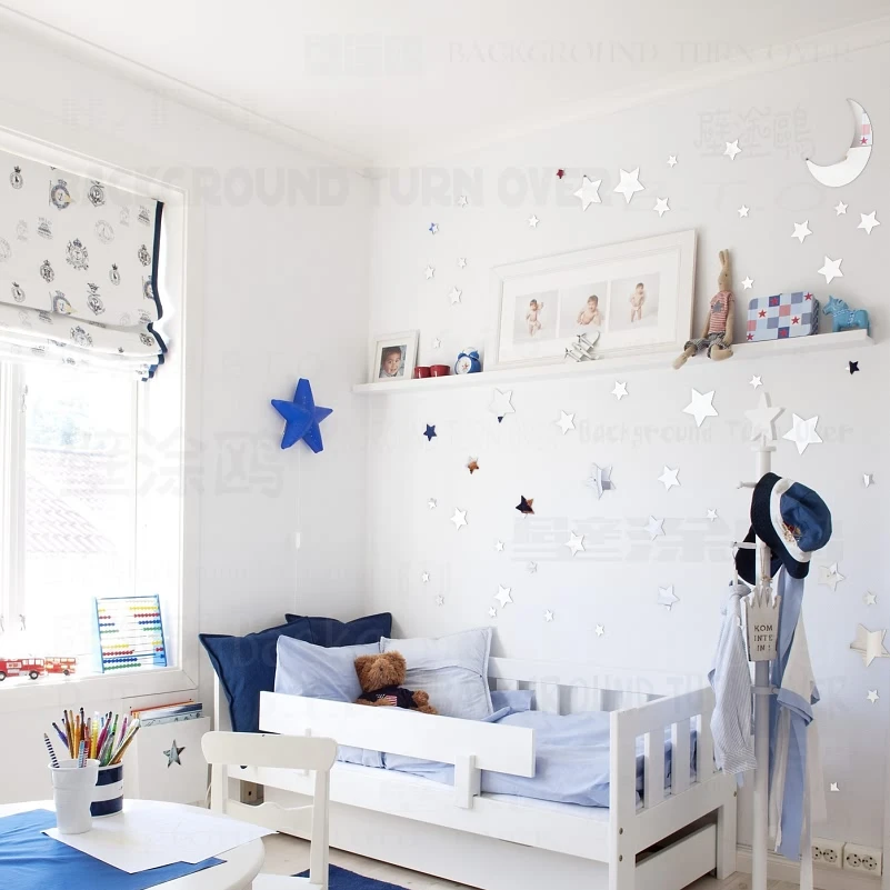 65 шт. зеркальные настенные наклейки R064|sticker for kids room|wall stickers kidsmirror wall |