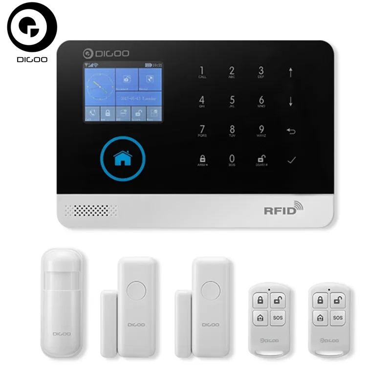 bilder für DIGOO DG-HOSA Drahtlose GSM & WIFI & 3G Smart Home Security Alarm Systeme Kits Infrarot-bewegungssensor Tür Alarm mit APP Steuer bilder für DIGOO DG-HOSA Drahtlose GSM & WIFI & 3G Smart Home Security Alarm Systeme Kits Infrarot-bewegungssensor Tür Alarm mit APP Steuer