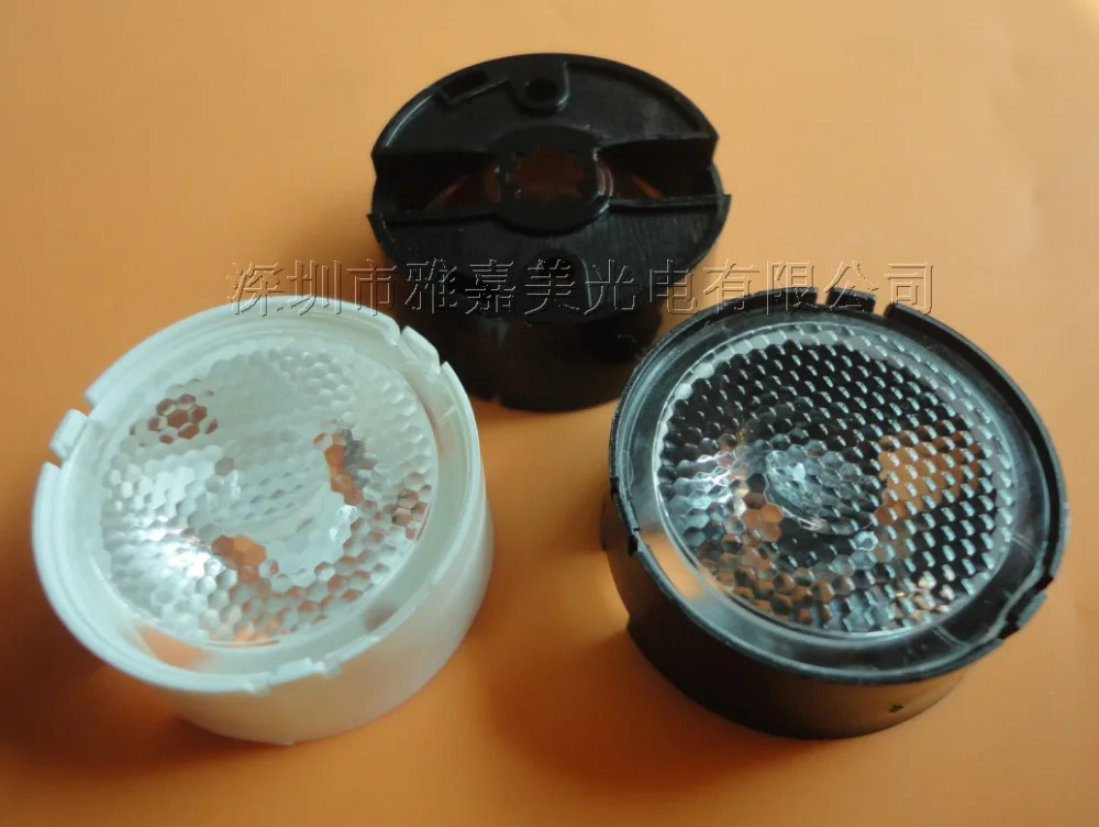 

CREE-XP lens Diameter 22.2mm*9.8mm Bead surface 20 degrees (with holder ) 3535 LED lens ,XPG2/XP-E lens