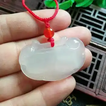 

Jade Ganqing natural jade BanZhi Tielong born male and female version of retro ring width fingerstall