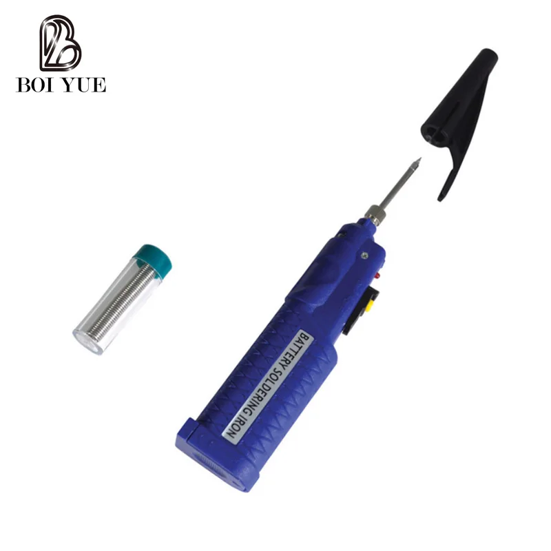 

4.5V 8 W Soldering Iron Battery Supported Soldering Iron Mini portable Battery Soldering Iron with 50g Solder Wire