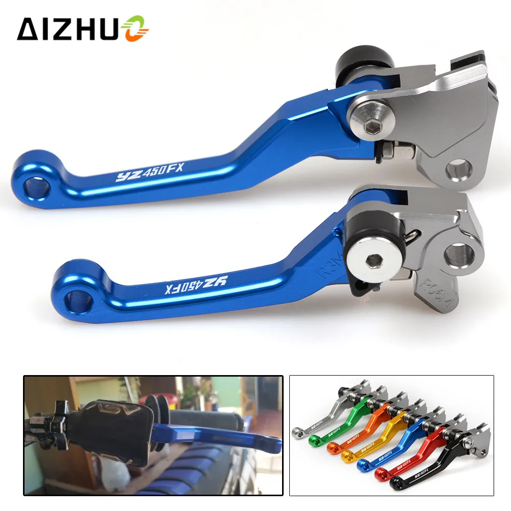 

CNC Aluminum Motocross dirt bike Pivot Brake Clutch Levers for YAMAHA YZ450FX YZ 450FX YZ 450 FX 2016-2018 2017 With