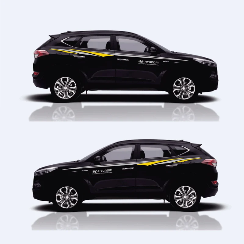Стайлинг автомобиля TAIYAO стикер для Hyundai SANTAFE IX35 Tucson Mark Levinson автомобильные