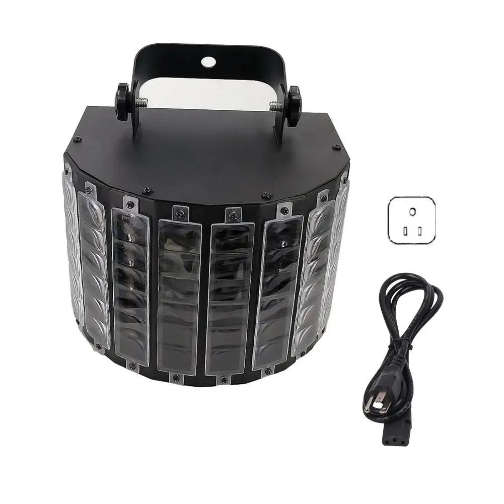 

9 Color LED Stage Light Black Butterfly Light Mini Flashing Stage Light Flash Bar DJ Lamp KTV Ballroom Lamp Remote Control