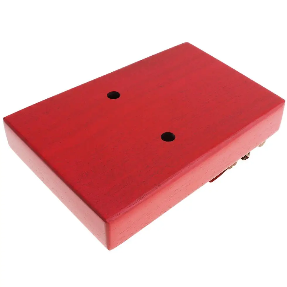 17 клавишный красный калимба одноплатный из красного дерева Пальчиковое пианино Mbira мини-клавиатура музыкальный инструмент с полными аксессуарами
