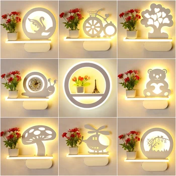 

WOERFU Acrylic Wall Lamp Dimmable Light AC85-265V Remote Control LED 28W Wall Lamp
