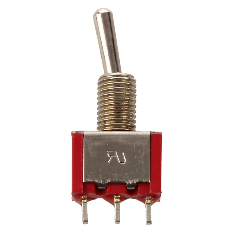 

2 Pcs AC 120V/5A 250V/2A ON OFF ON SPDT Toggle Switches
