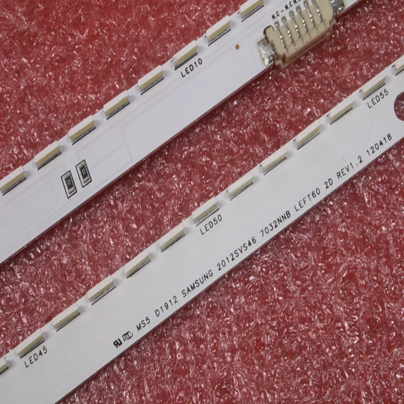 Светодиодная лента для подсветки Samsung UE46ES5500 SLED 2012SVS46 7032NNB RIGHT60 LEFT60 2D 2 шт./компл. 60