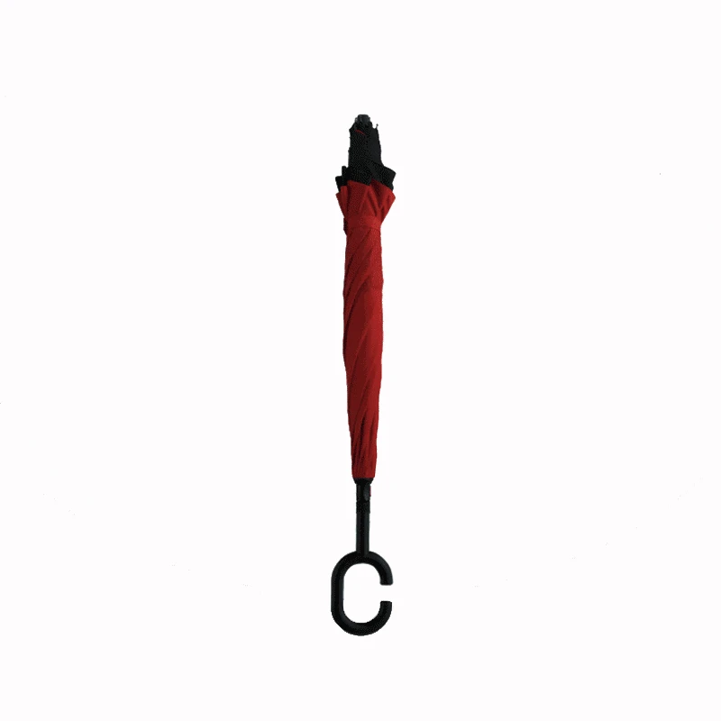 4 Women'S Umbrellas Inverted Durable Business Quality 2018 New Design Windproof Reverse Umbrella C-Hook Hands For Car 