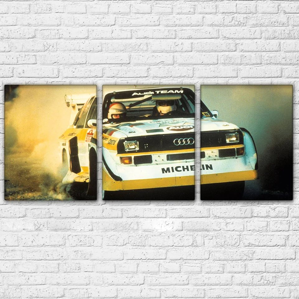 

Canvas HD Prints Pictures Modular Wall Art Poster Framework 3 Pieces Sports Racing Car Paintings For Living Room Home Decoration