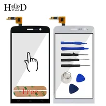 5.5 ”Haute Écran Tactile Tactile En Verre Pour Explay Blaze Écran Tactile Digitizer Panneau Avant En Verre Capacitif Lentille Capteur + Adhésif