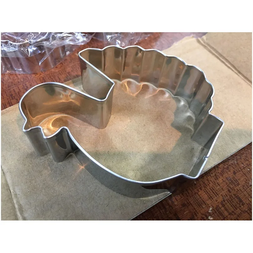 10pc Thanksgiving day Turkey Mold 3D cakes tools cutting Bakeware