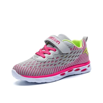 

Kids Breathable Flat Casual Shoes Girls Soft Sole Outdoor Comfortable Shoes Boys Lace Up Lightweight Anti-Slip Shoes AA60159