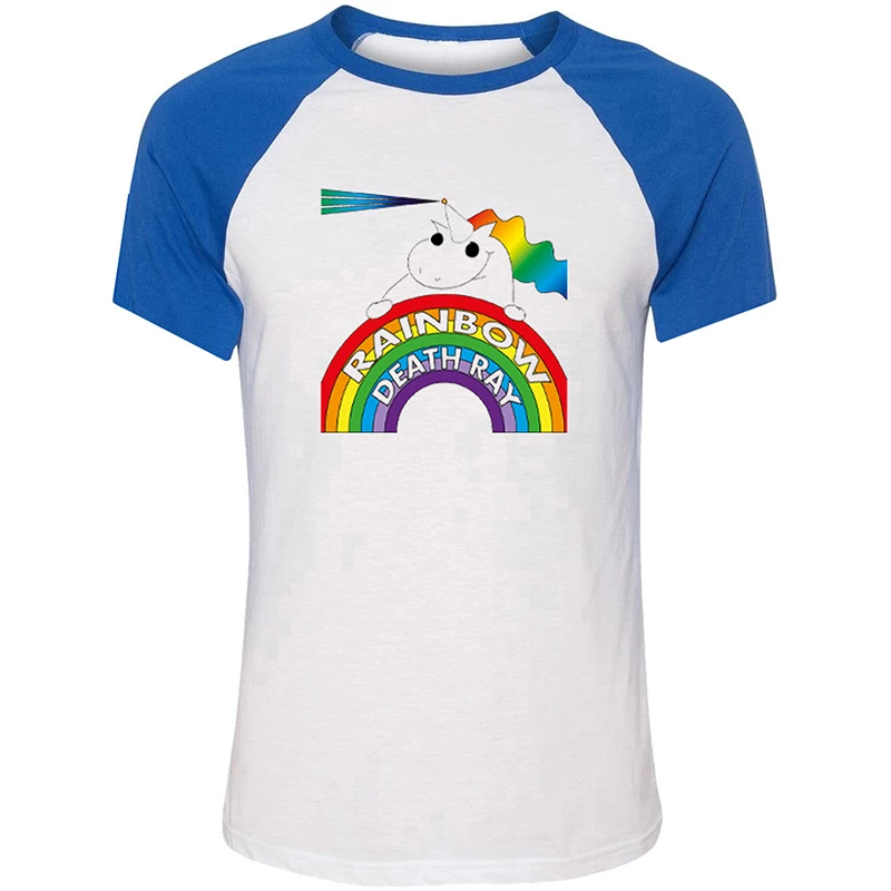 Модная мужская футболка с изображением мышей и группы Rainbow Death Ray кролика утки