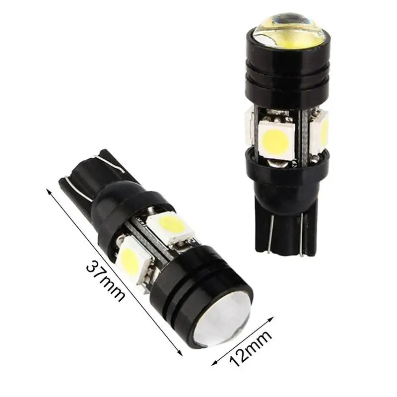 2 шт./лот 12V T10 W5W 4SMD 5050 светодиодный автомобильный Ширина светильник Алюминий нежный лампочки Автомобильные сигнальные лампы с объектив проектора