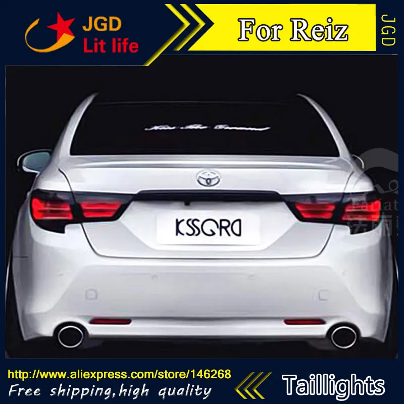 

Car Styling tail lights for Toyota Reiz 2010-2015 taillights LED Tail Lamp rear trunk lamp cover drl+signal+brake+reverse