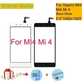

Original For Xiaomi Mi4 Mi 4 M4 Touch Screen Digitizer Touch Panel Sensor Front Outer Glass mi4 Touchscreen NO LCD Replacement