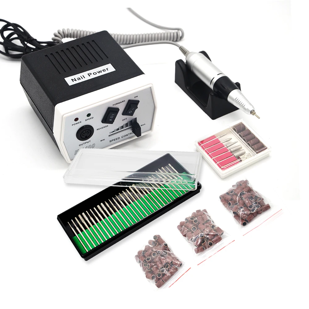 Black Nail art drill Nail Equipment Manicure Tools Pedicure Acrylics
