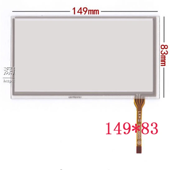 

6.1 inch touch screen 6 inch A061VW01 DVD vehicle navigation universal handwriting screen 149*83 screen