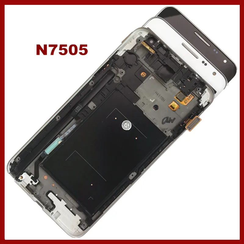 

100% tested Super AMOLED For Samsung Galaxy N7505 LCD Display Note3 Neo Mini LCD with Frame Screen Touch Digitizer Assembly