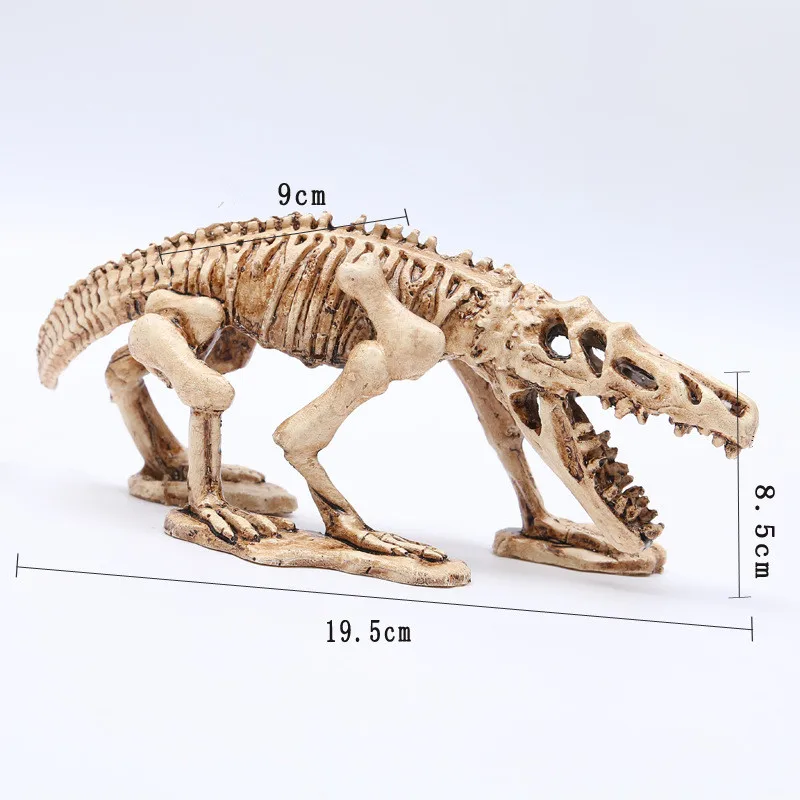 MRZOOT Смола скелет динозавра Модель Tyrannosaurus череп животных Исследование Обучение коллекция ремесла Творческий дом Декор