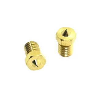 

V6 Copper Mouth Nozzle Aperture of 0.2mm/0.3mm/0.4mm0.5mm For 1.75/3.0mm Filament Reprap 3d-Printer