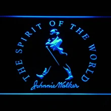 A189 Johnnie Walker дух мира светодиодный неоновые световые знаки