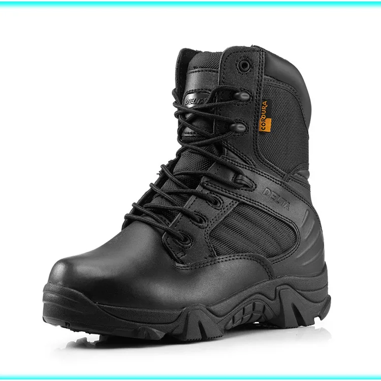 Мужская тактическая одежда-непромокаемые высокие трубки Уличная обувь для мужчин спортивная армейская Рабочая пустыня Боевая альпинистская DELTA нескользящая обувь