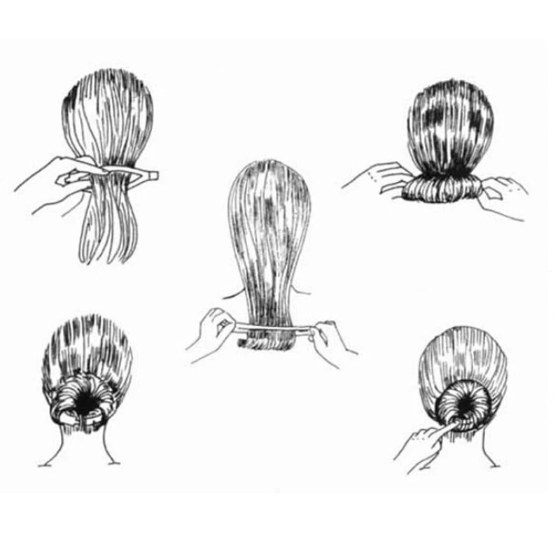 Мода 4 шт./компл. Для женщин и девочек; быстрая легкая Волшебная булочка прическа принцессы волос инструмент артефакта