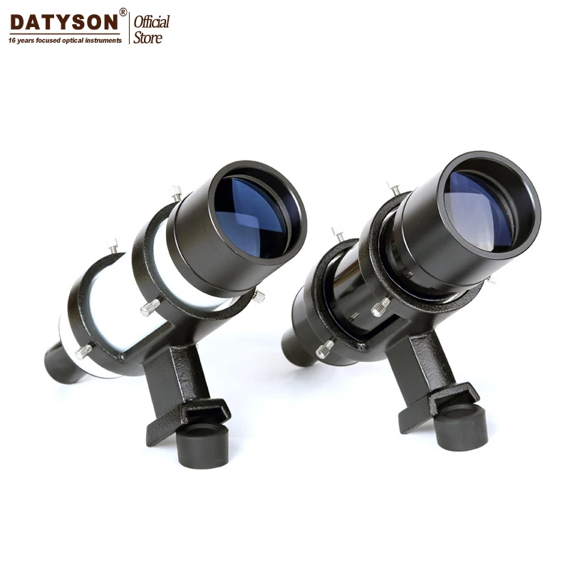 7x50 buscador alcance 7X aumento telescopio astronómico Finderscope Riflescopes con vista Cruz pelo retincula