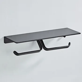 

Tissue Holder Hanging Bathroom Toilet Roll Paper Holder Rack Kitchen Cabinet Door Hook Holder Double Roll Paper Bracket