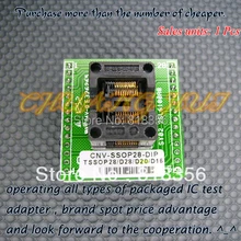 OTS-20-0.65-01 adapter CNV-SSOP20-DIP Programmer adapter TSSOP20 to DIP20 IC Test Socket foot spacing 0.65mm